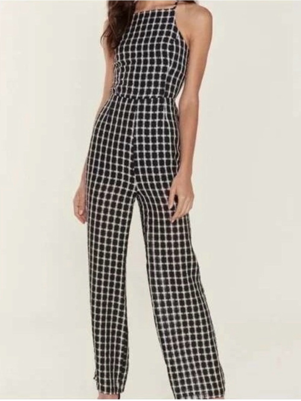Finders Keepers Jumpsuit in Black and White